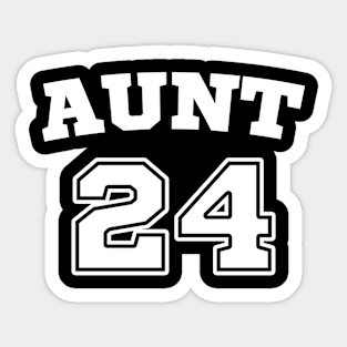 Aunt 2024 Pregnancy Announcement Sticker
